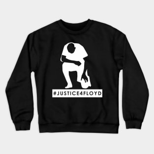 Justice 4 Floyd taking a knee Crewneck Sweatshirt